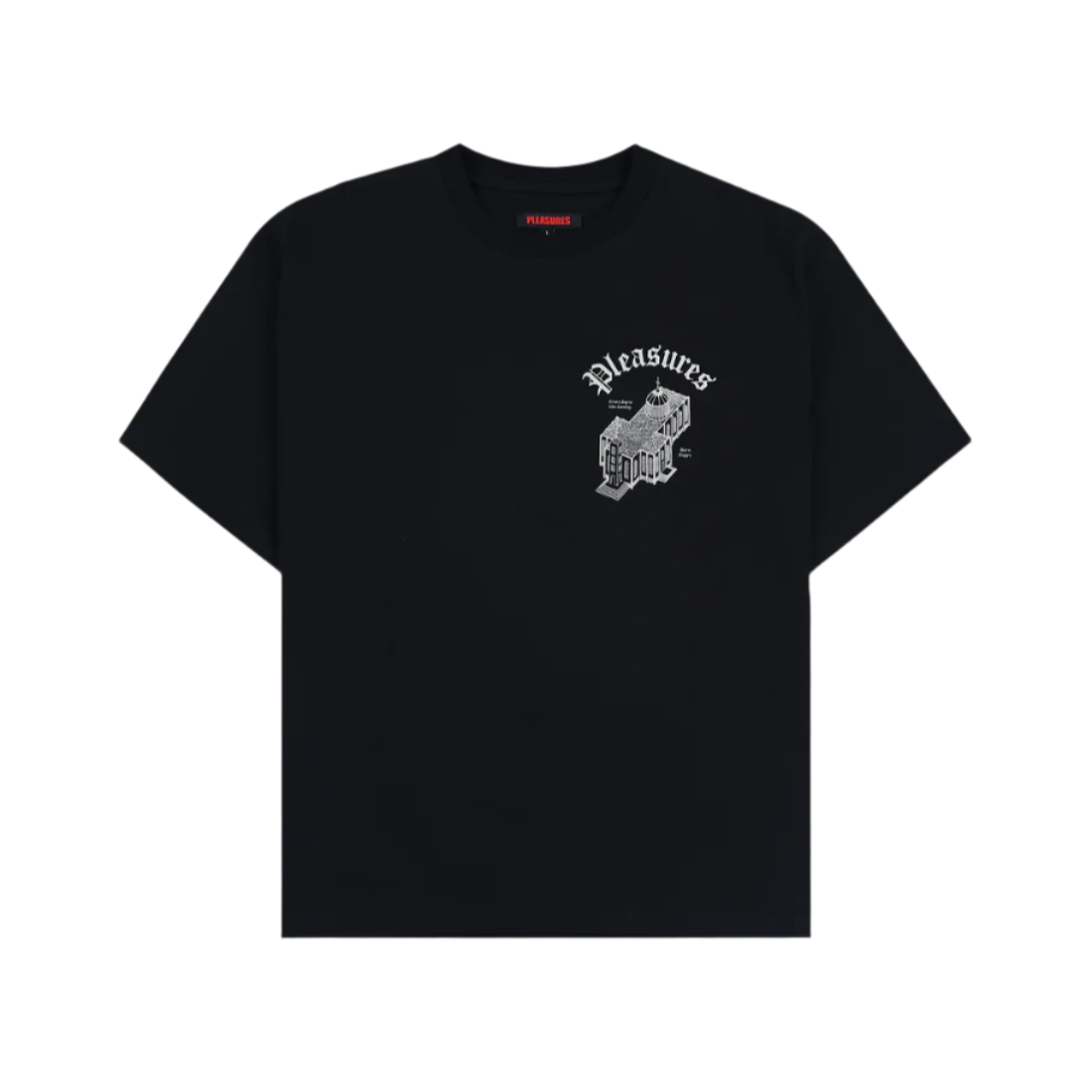 PLEASURES Chapel Heavyweight Shirt [Black]