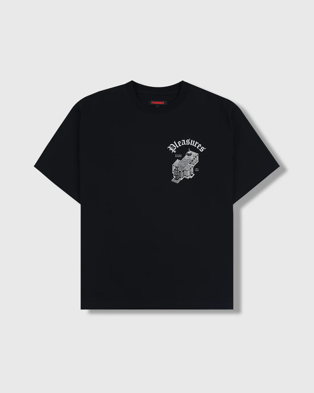 PLEASURES Chapel Heavyweight Shirt [Black]