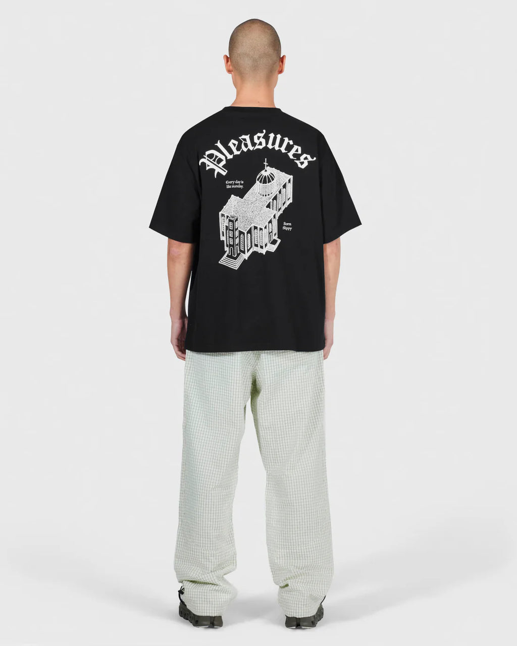 PLEASURES Chapel Heavyweight Shirt [Black]