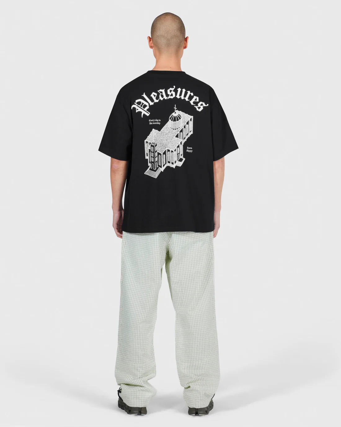 PLEASURES Chapel Heavyweight Shirt [Black]