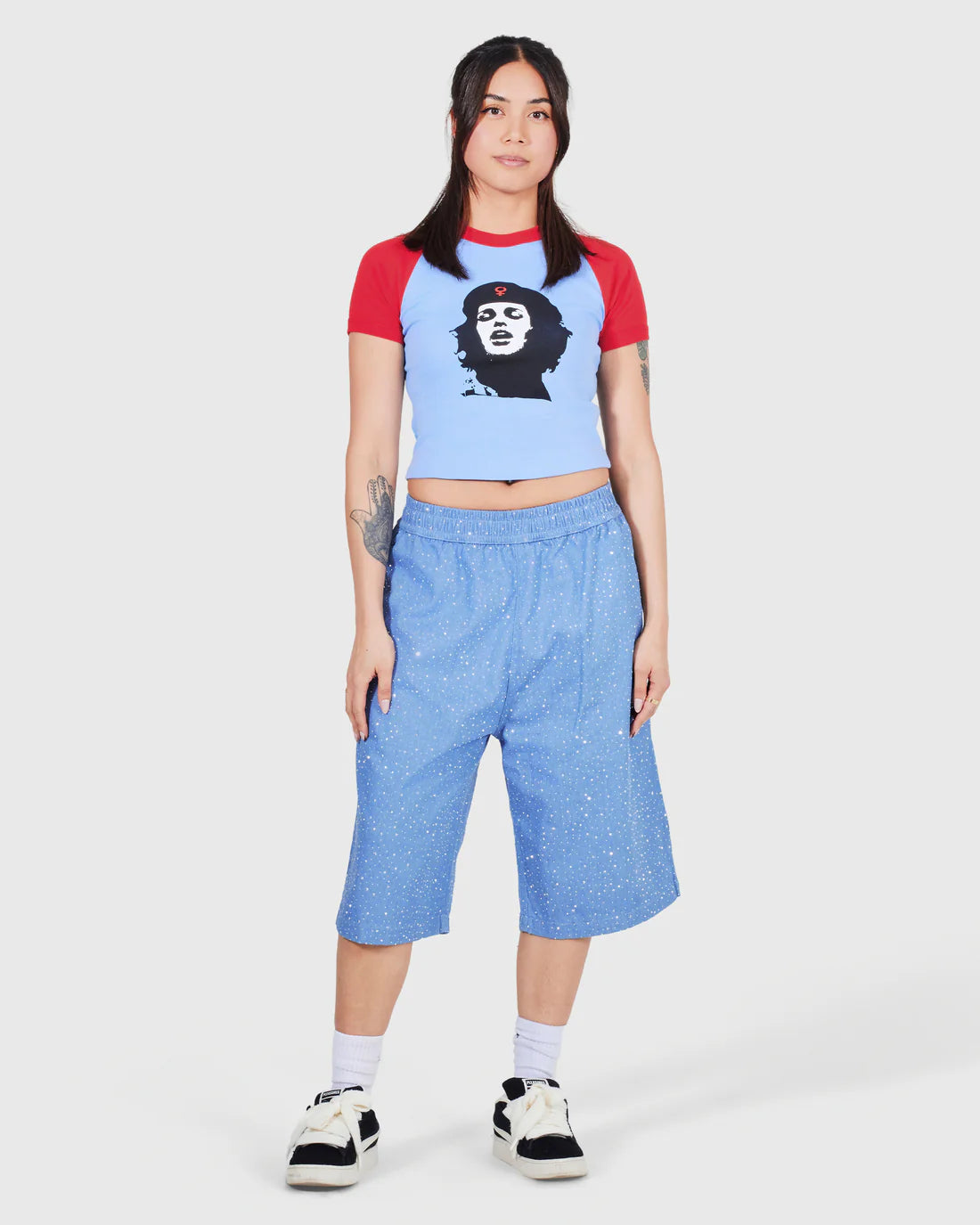 PLEASURES She Raglan Baby Tee (Womens)