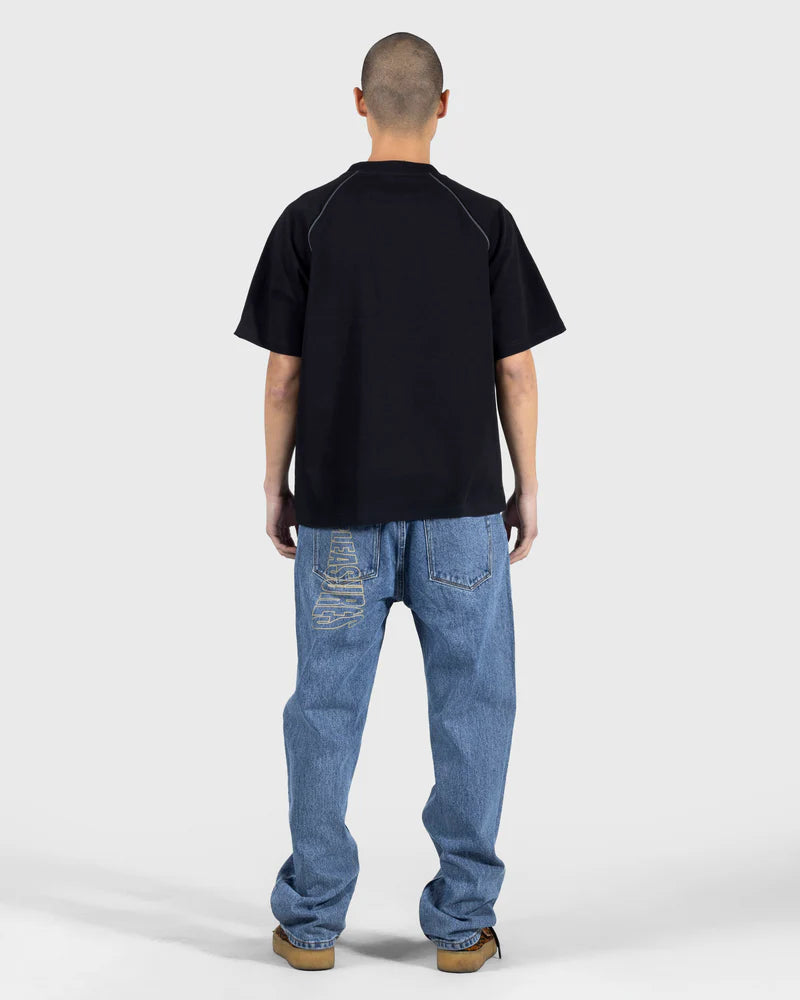 PLEASURES Crumble Heavyweight Raglan Tee