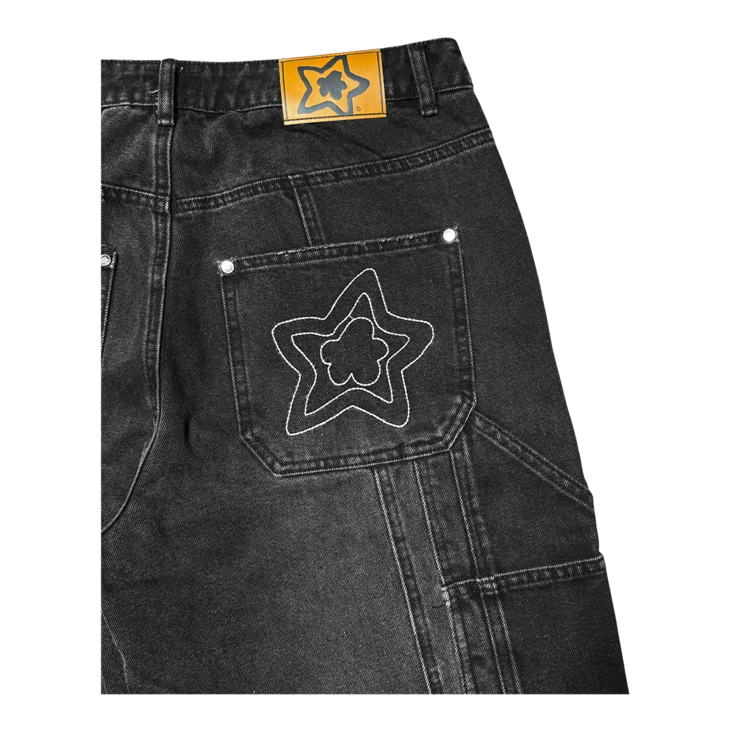 STAR TEAM Seam Jeans [Black]