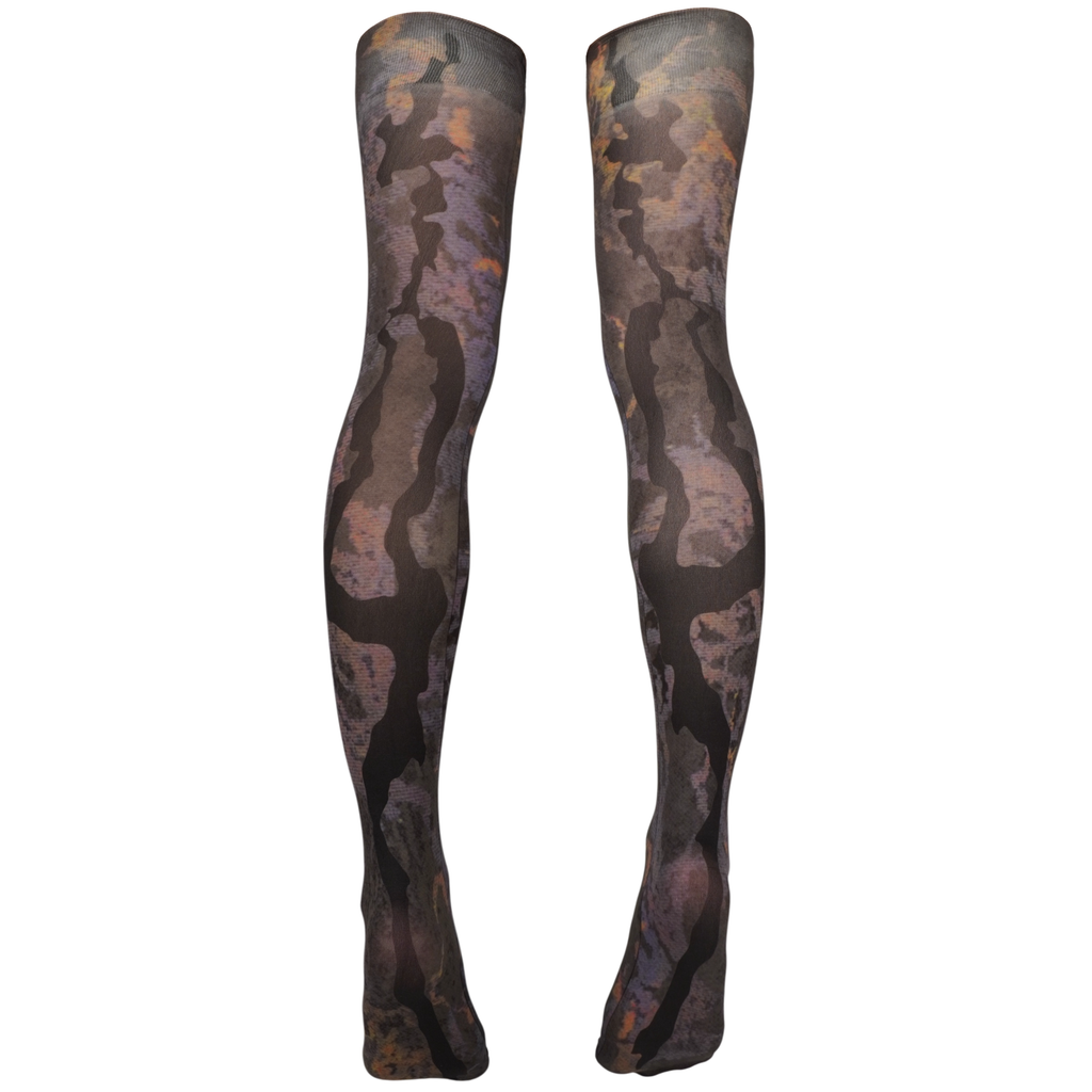 GB MOUTH "霞" Thigh-High Socks