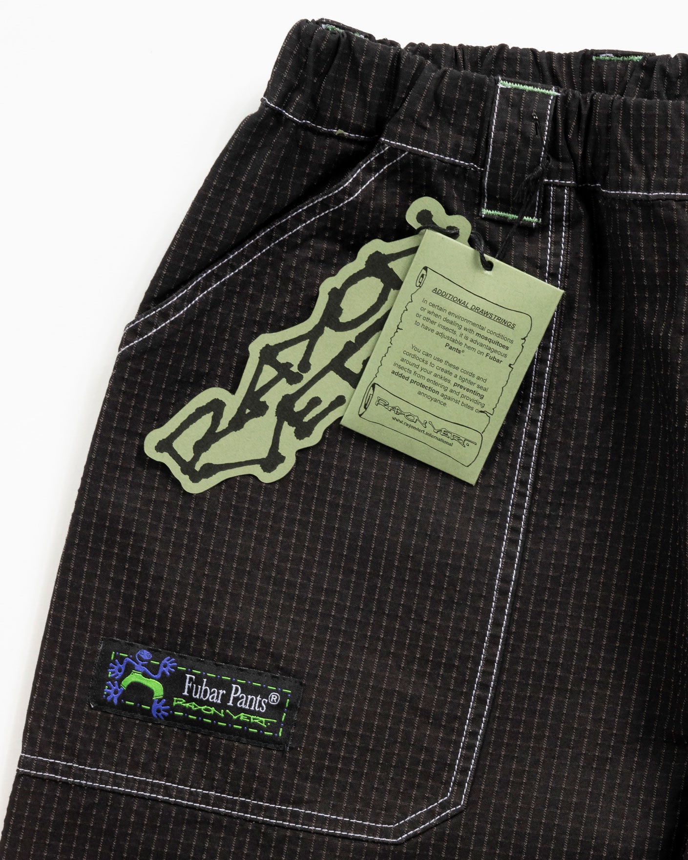 Rayon Vert Fubar Pants [Grave Black]