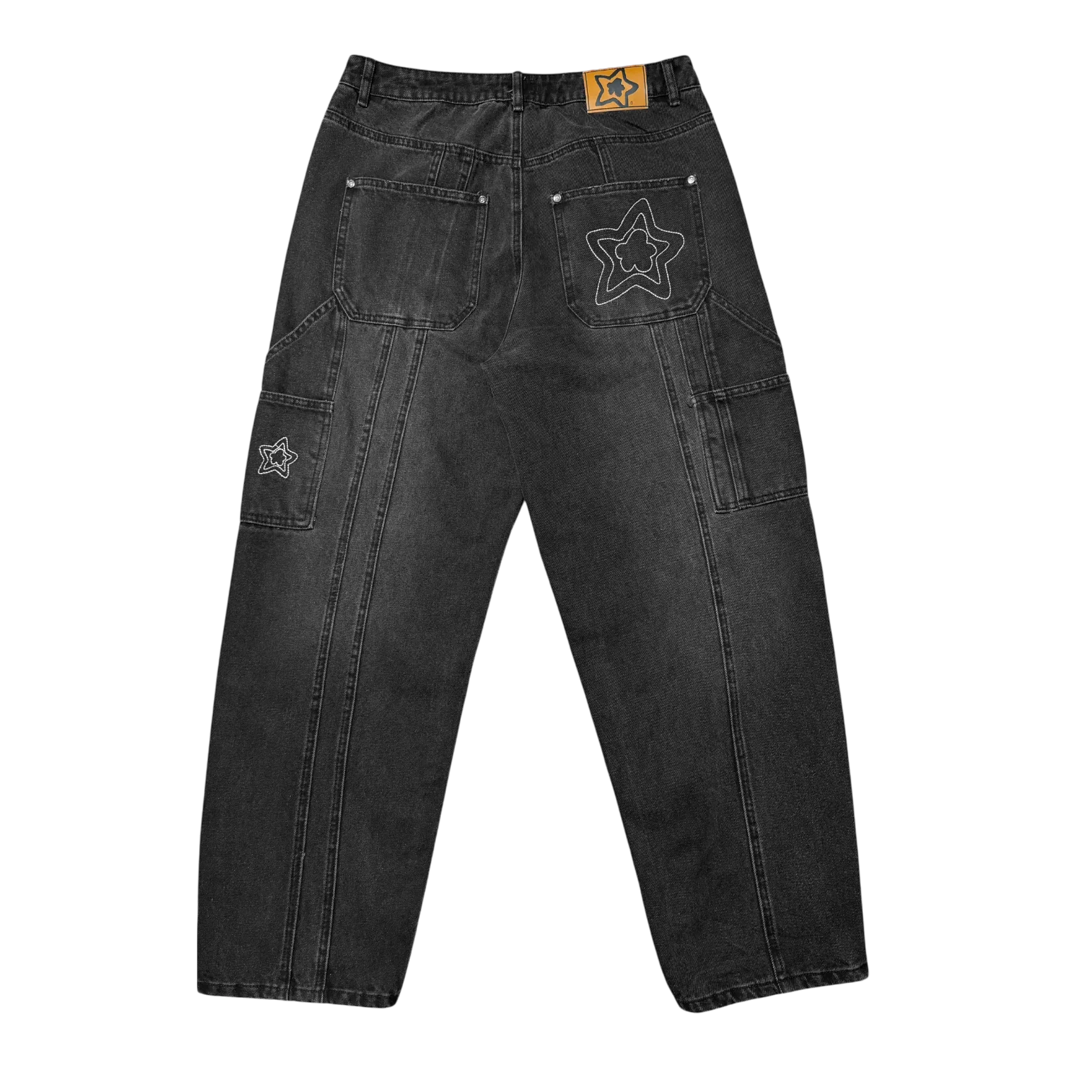 STAR TEAM Seam Jeans [Black]