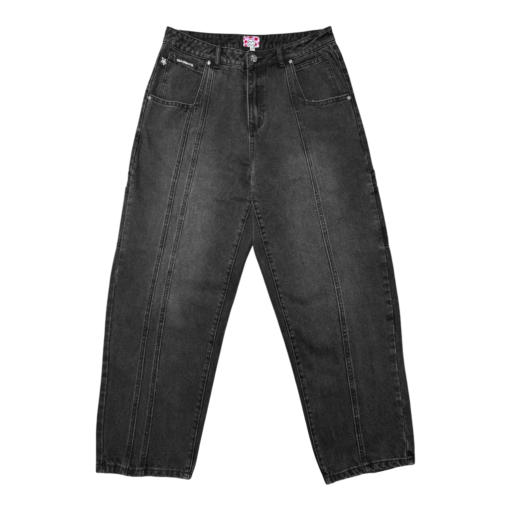 STAR TEAM Seam Jeans [Black]