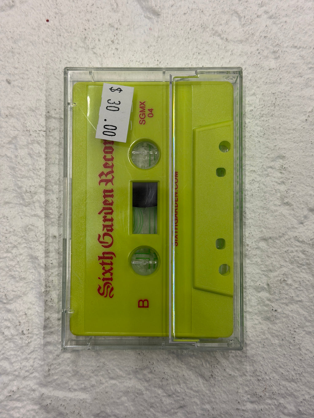 G Version III - SGMX04 Cassette Tape - Sixth Garden Records