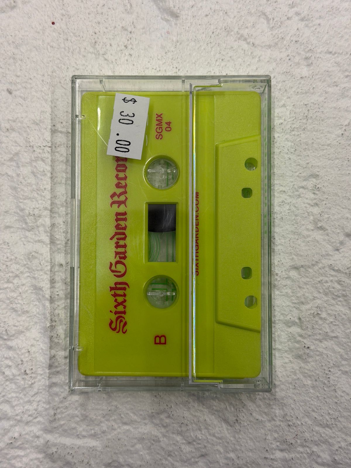 G Version III - SGMX04 Cassette Tape - Sixth Garden Records