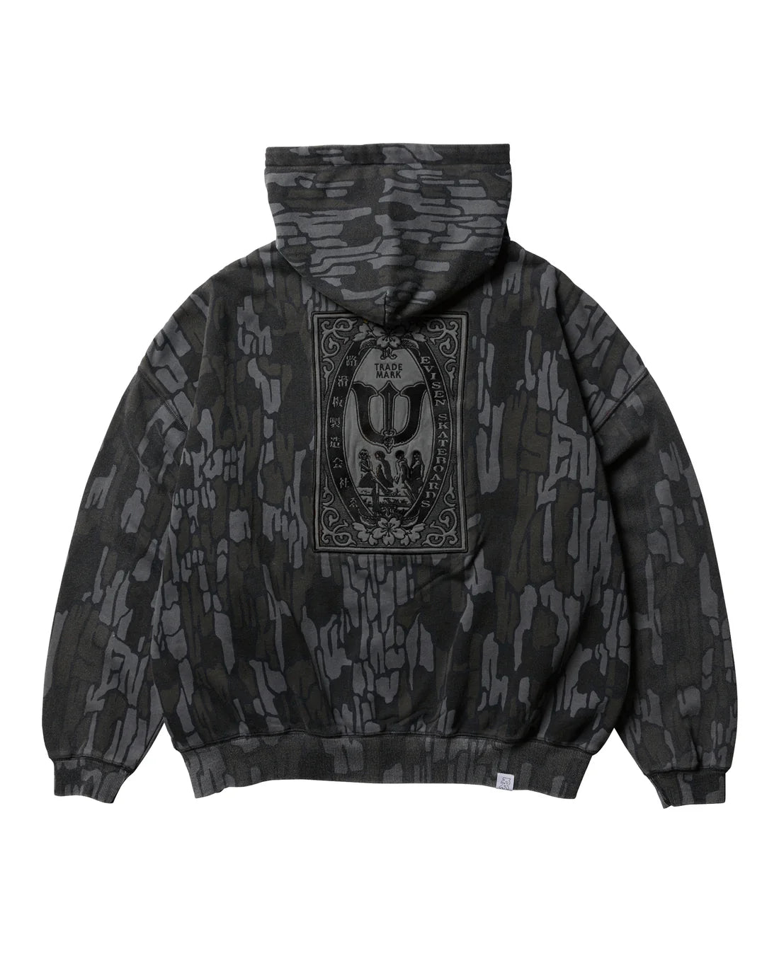 Evisen Dokuro Camo Zip Hoodie [Black]