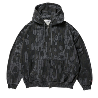 Evisen Dokuro Camo Zip Hoodie [Black]