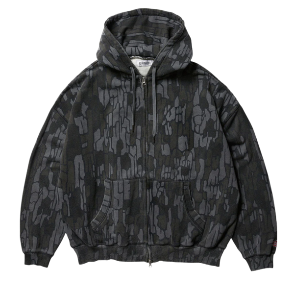 Evisen Dokuro Camo Zip Hoodie [Black]