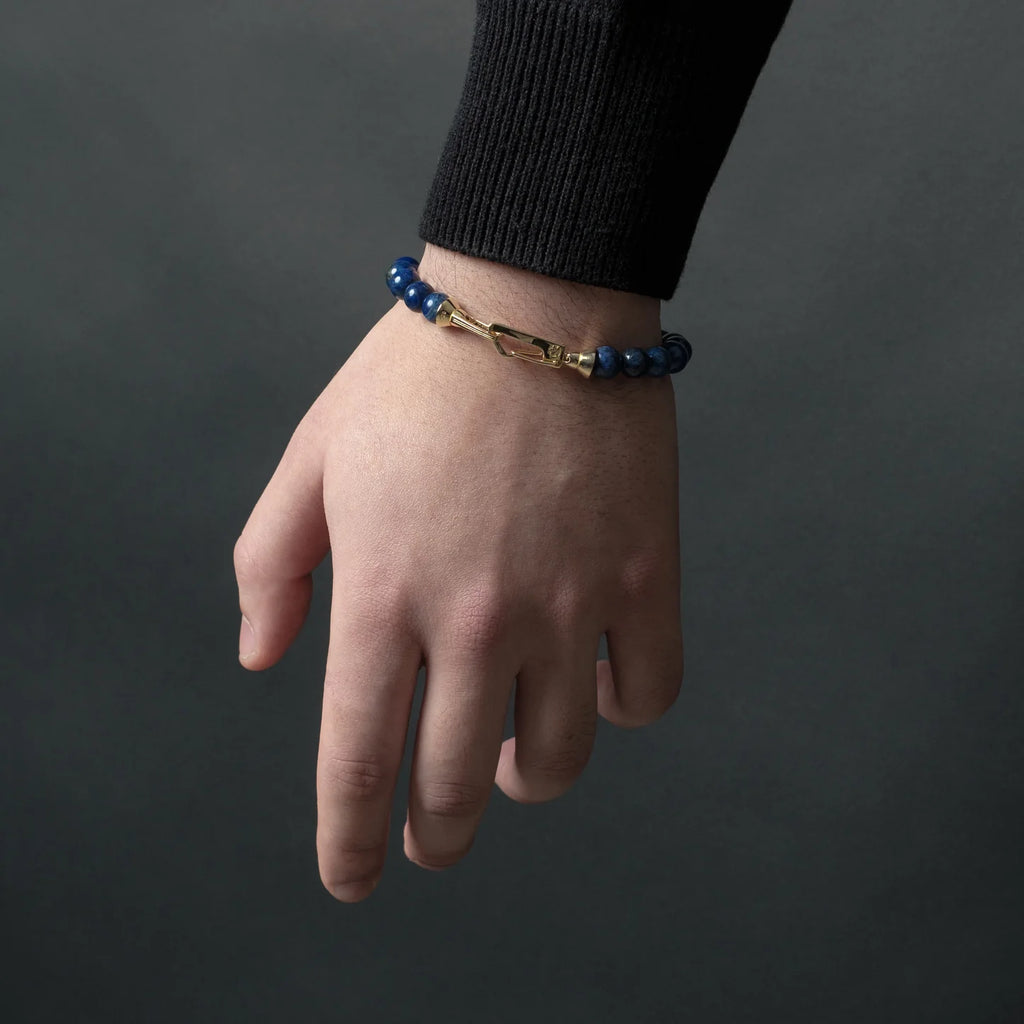 Tachibana.co Elite Gold Lapis Bracelet