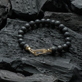 Tachibana.co Elite Gold Lava Rock Bracelet