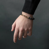 Tachibana.co Elite Gold Lava Rock Bracelet