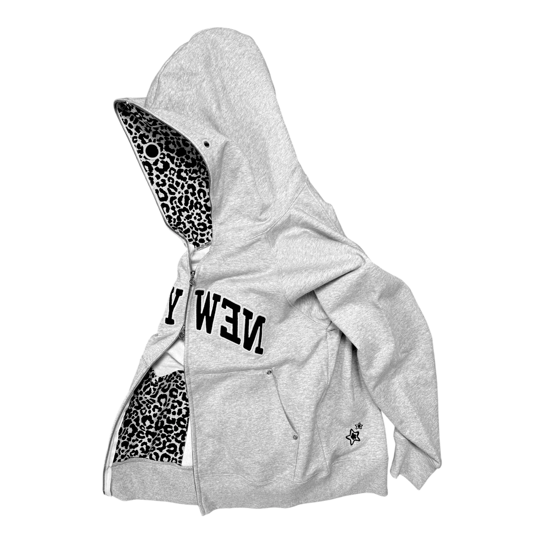 STAR TEAM New York Full Zip Hoodie [Grey]