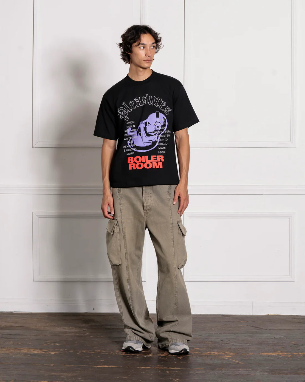 PLEASURES x Boiler Room Headphone T-Shirt