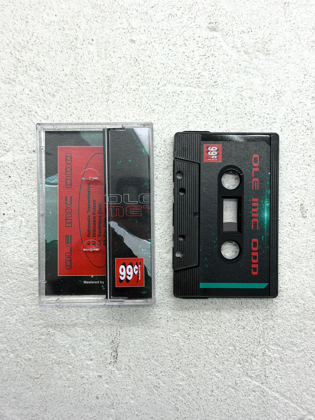 OLE MIC ODD - "METAL GEAR EP" Cassette Tape - 99CTS Records