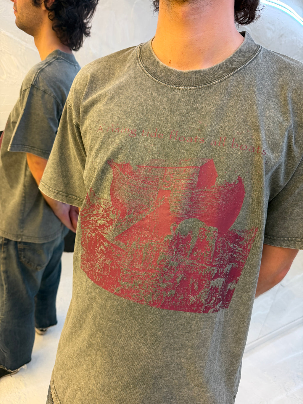 GB MOUTH "Noah's Ark" Washed T-Shirt