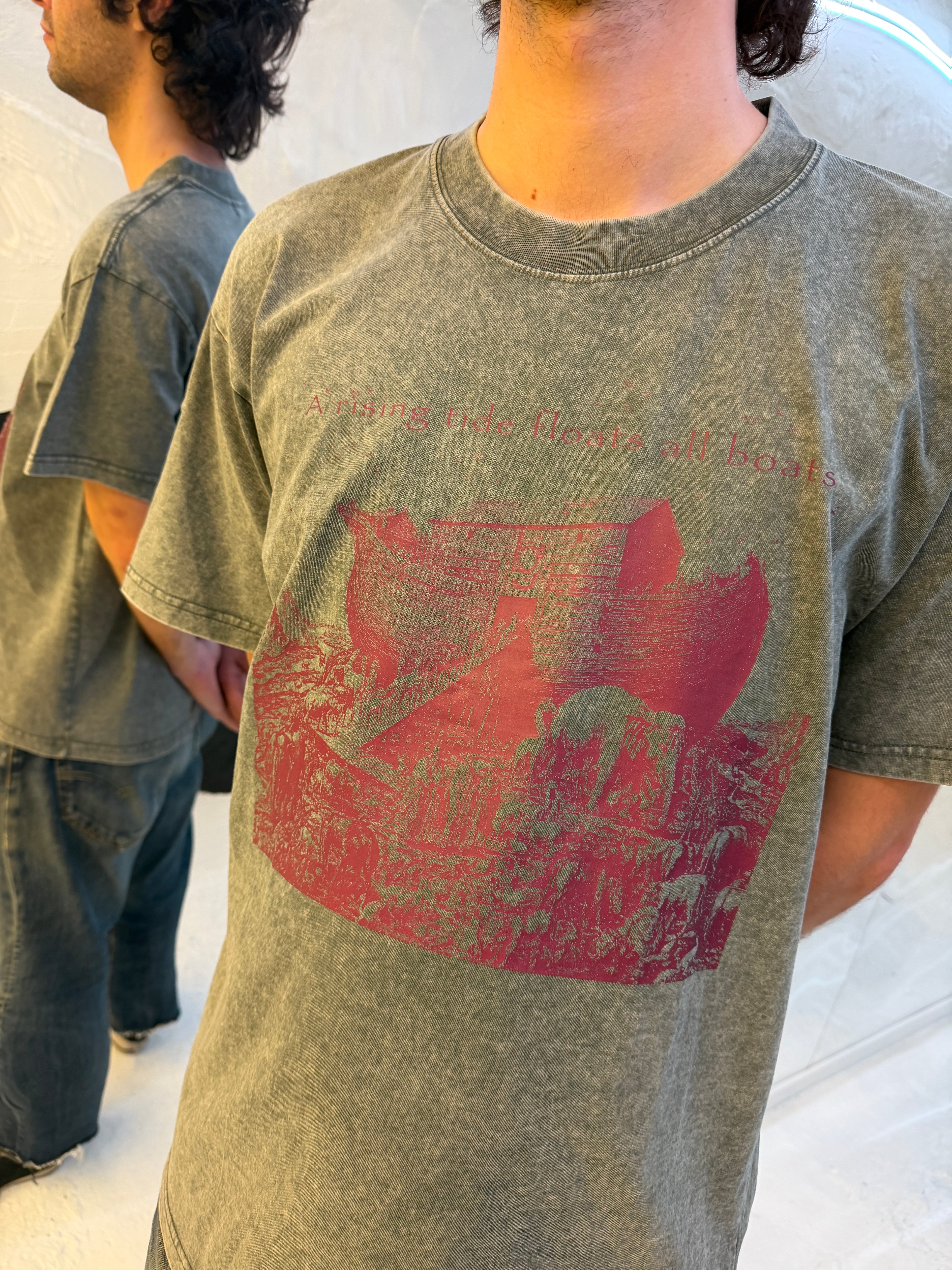 GB MOUTH "Noah's Ark" Washed T-Shirt