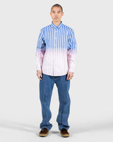 PLEASURES Fade Button Down [Blue]