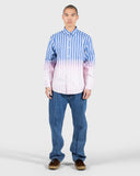 PLEASURES Fade Button Down [Blue]