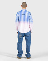 PLEASURES Fade Button Down [Blue]