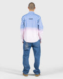 PLEASURES Fade Button Down [Blue]