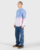 PLEASURES Fade Button Down [Blue]