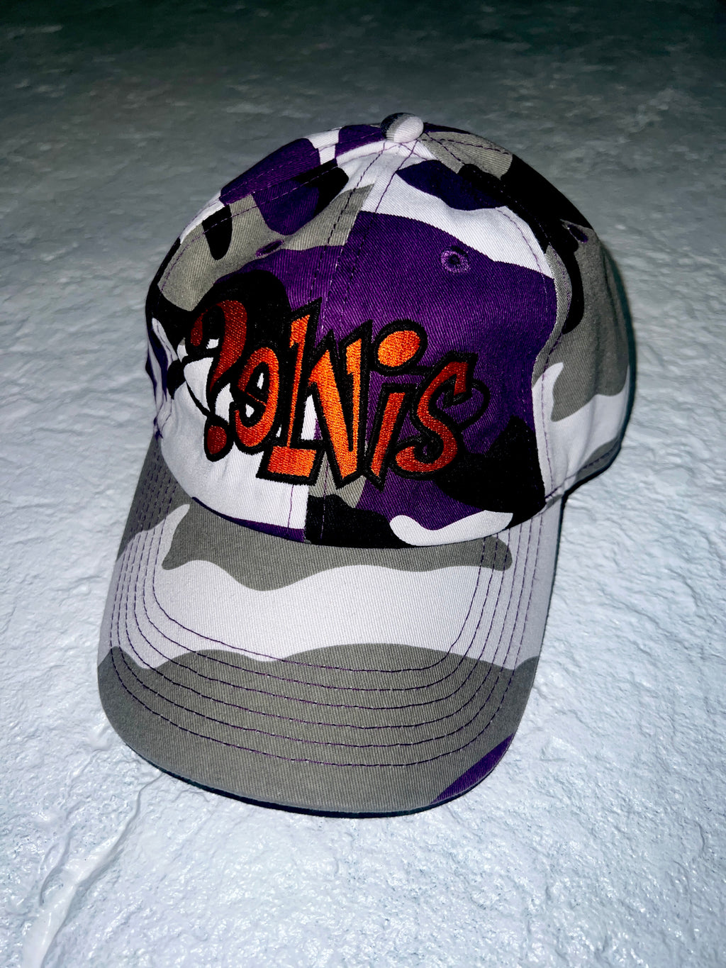 PELVIS Ovalo 6 Panel Cap [Purple Camo]