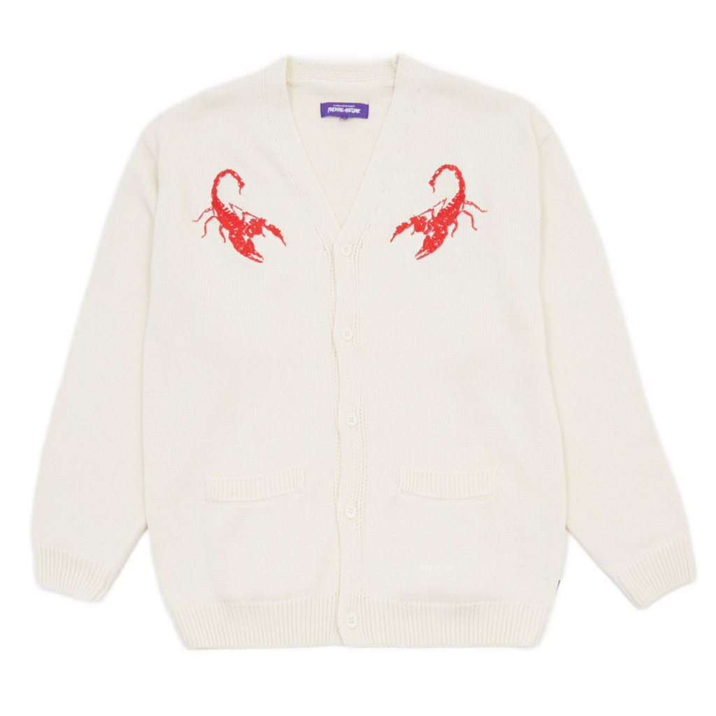 FA Embroidered Scorpion Cardigan