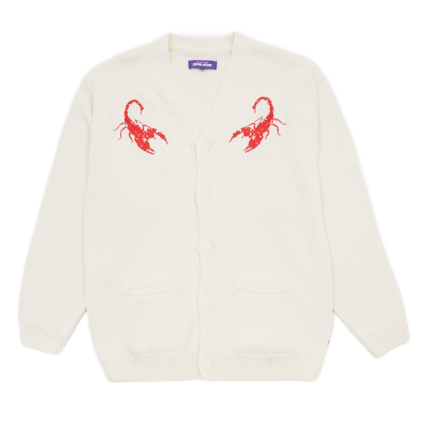 Fucking Awesome Embroidered Scorpion Cardigan