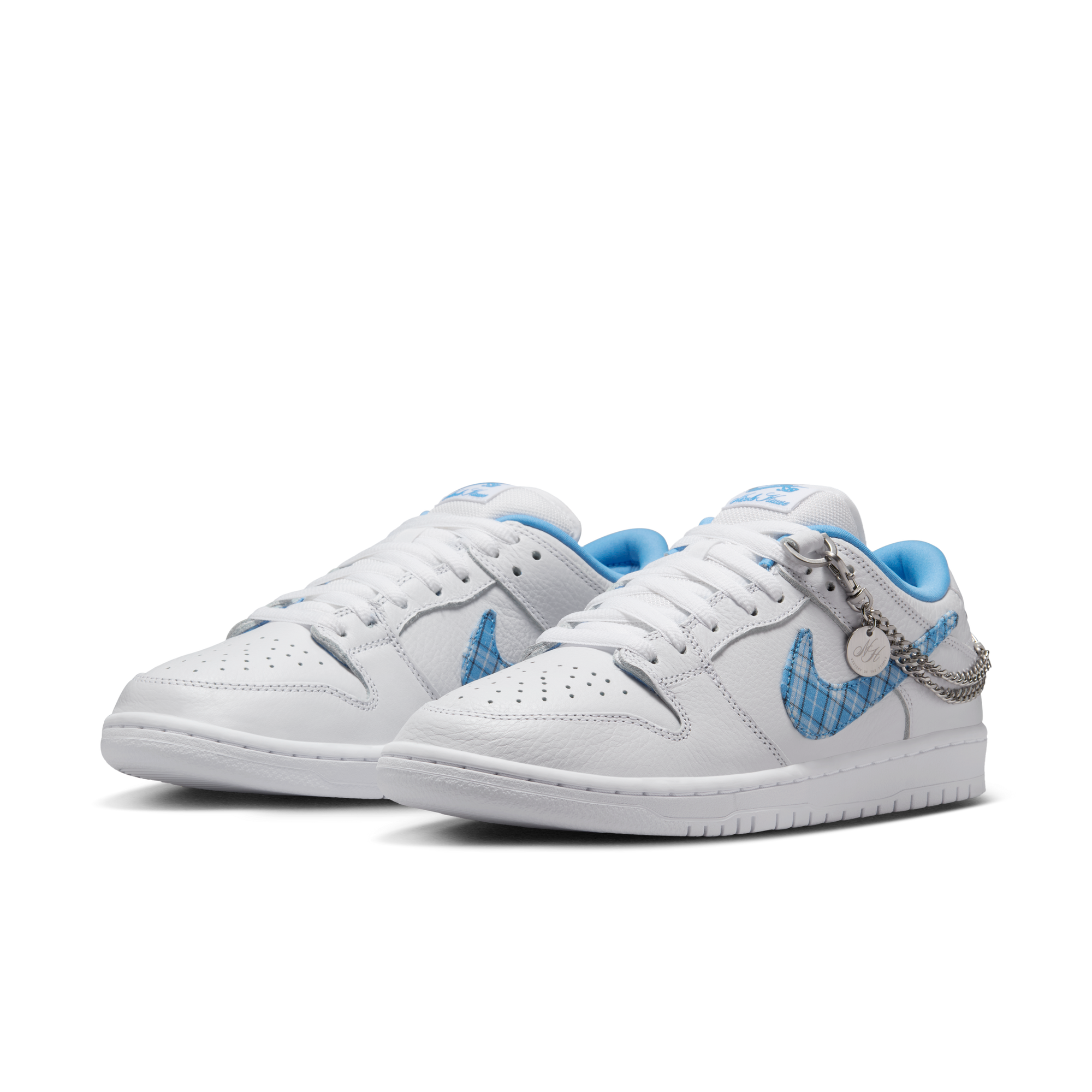 Nike SB Dunk Low Pro x Nicole Haus [White/University Blue/White]