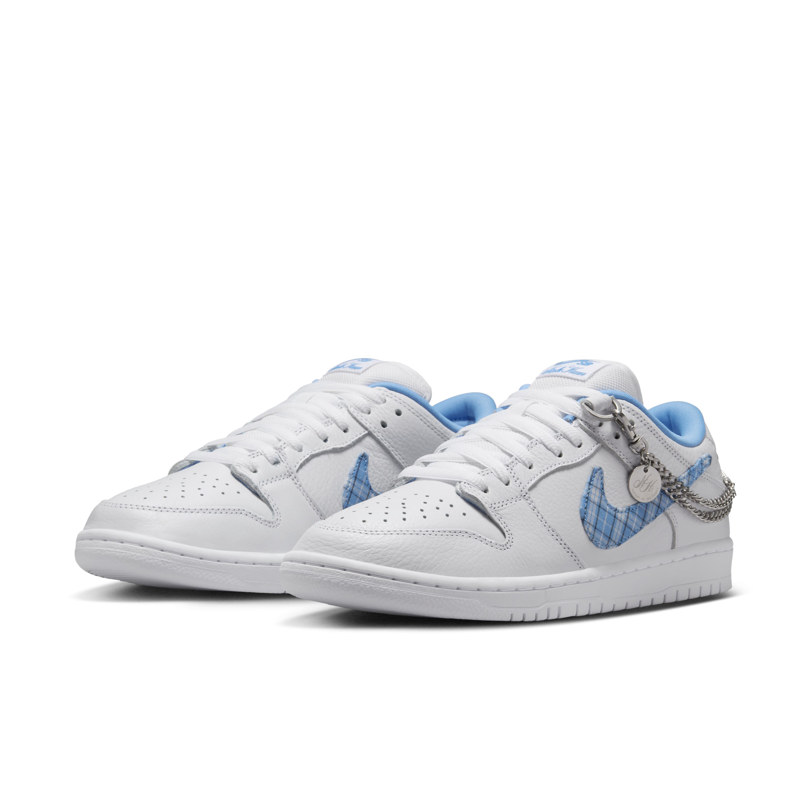 Nike SB Dunk Low Pro x Nicole Haus [White/University Blue/White]