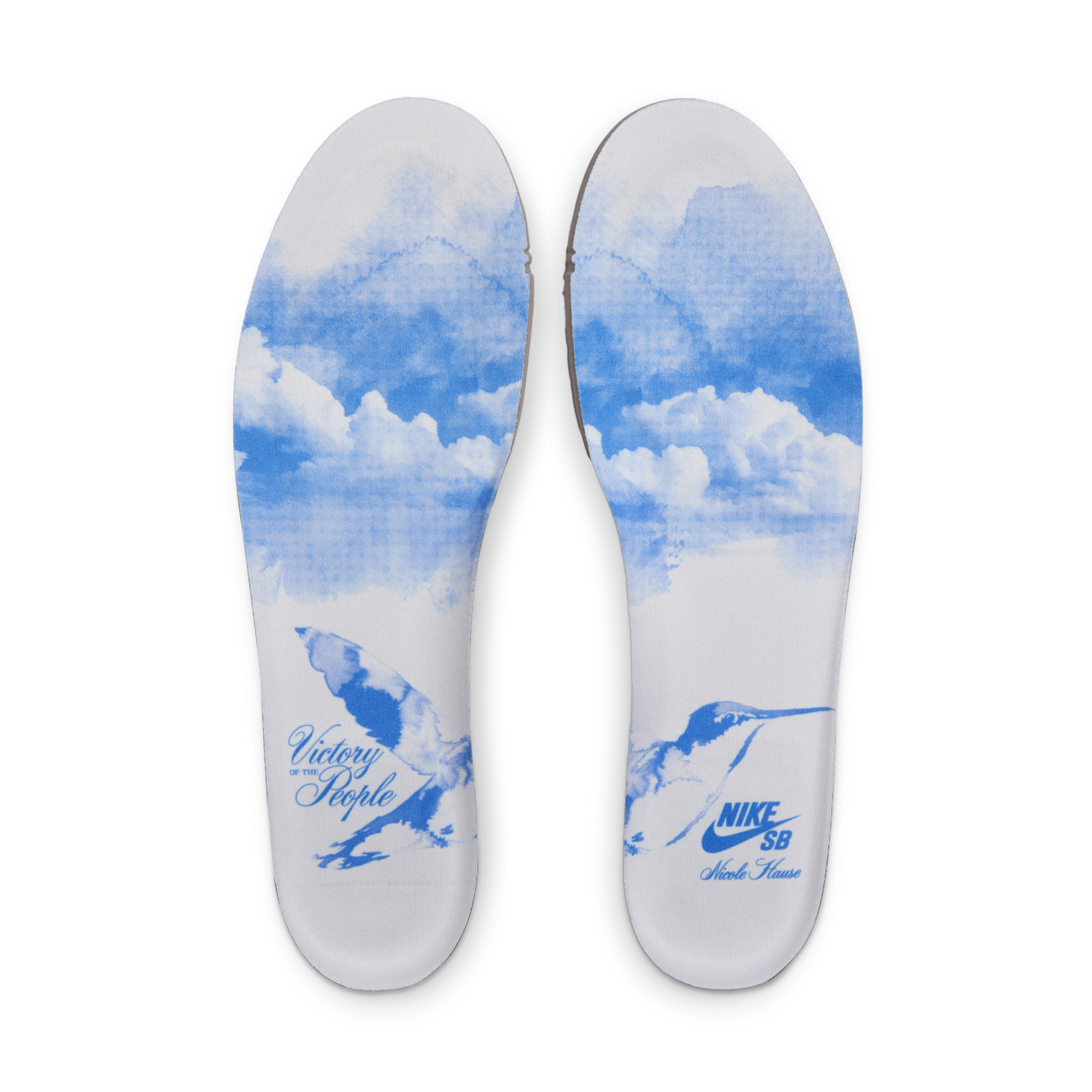 Nike SB Dunk Low Pro x Nicole Haus [White/University Blue/White]