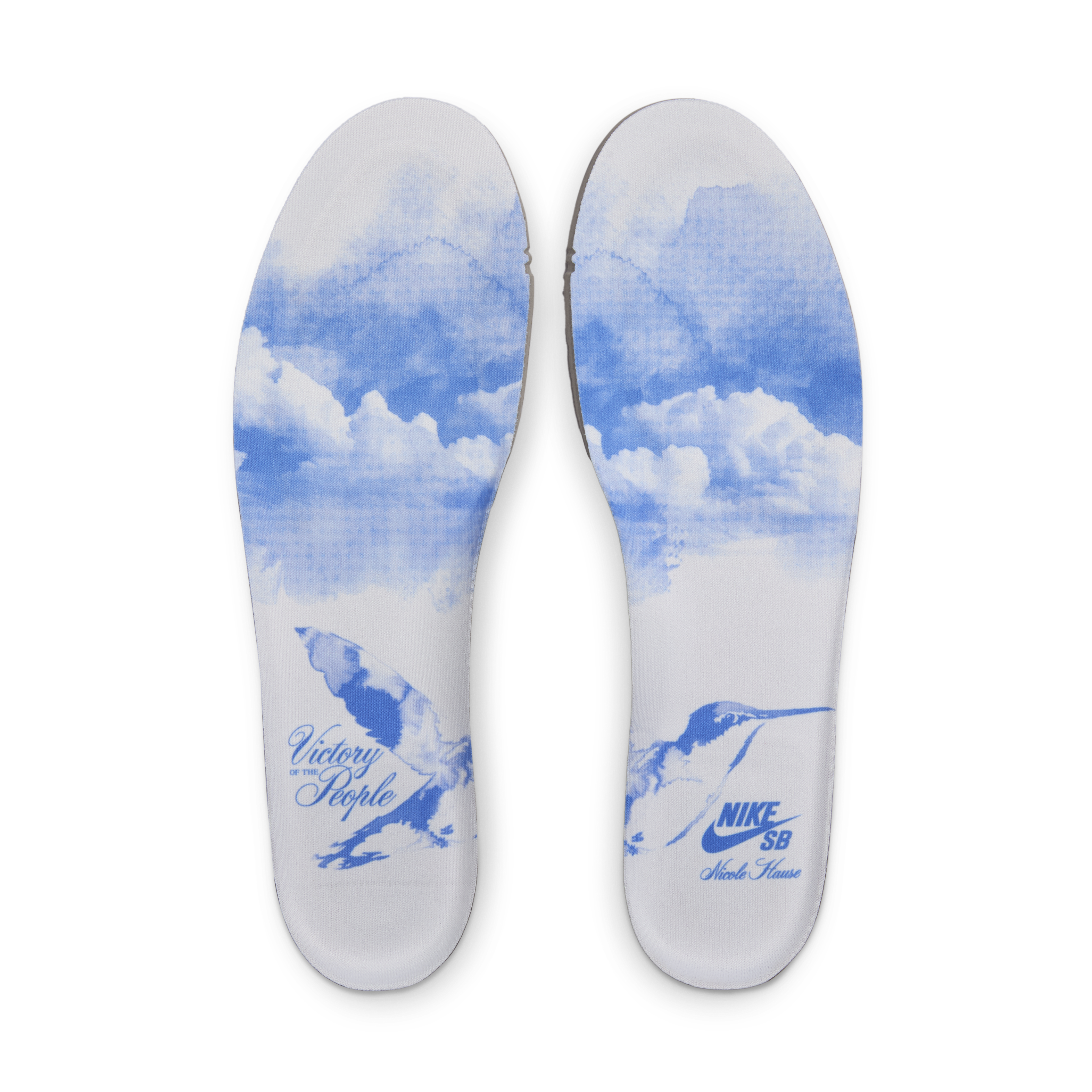 Nike SB Dunk Low Pro x Nicole Haus [White/University Blue/White]