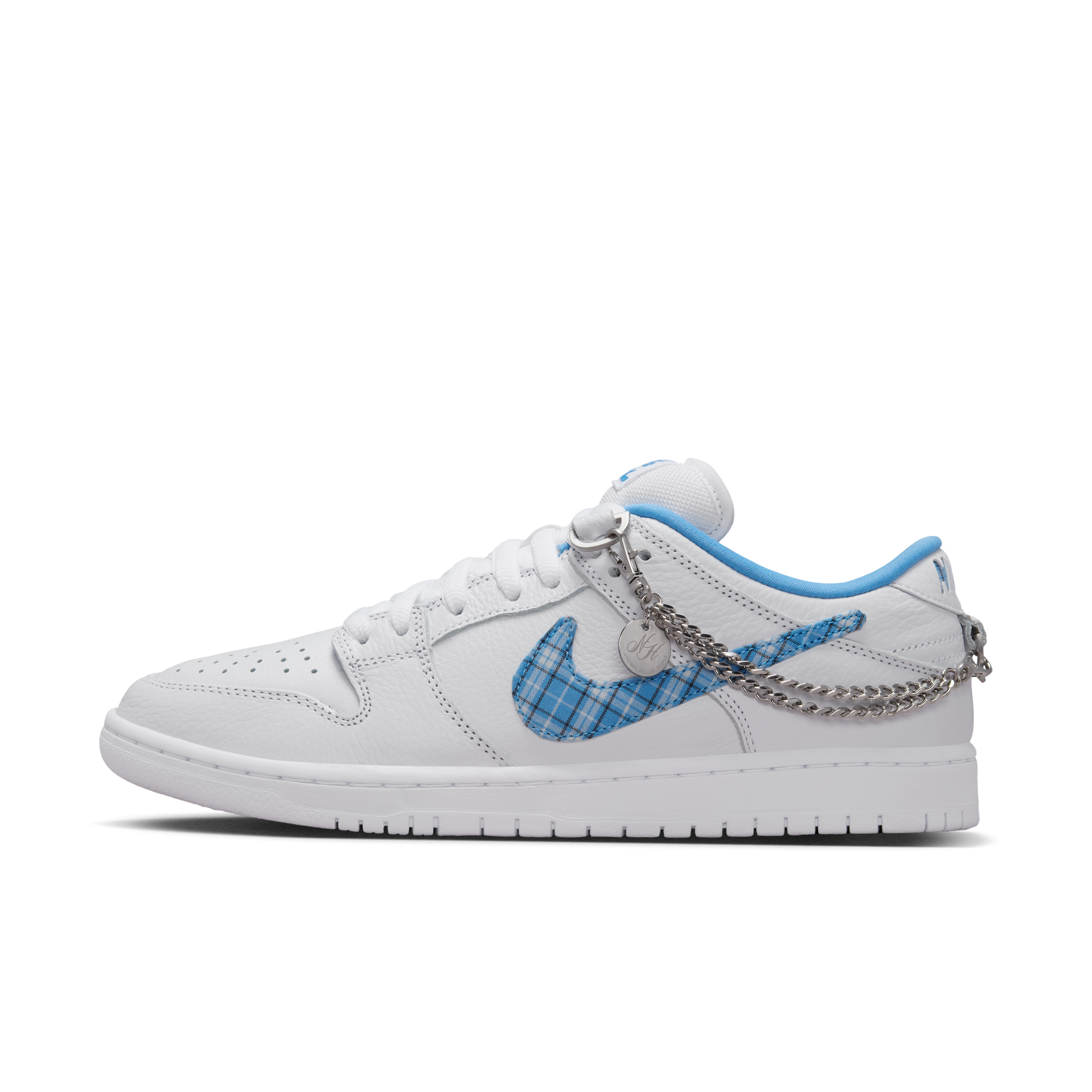 Nike SB Dunk Low Pro x Nicole Haus [White/University Blue/White]