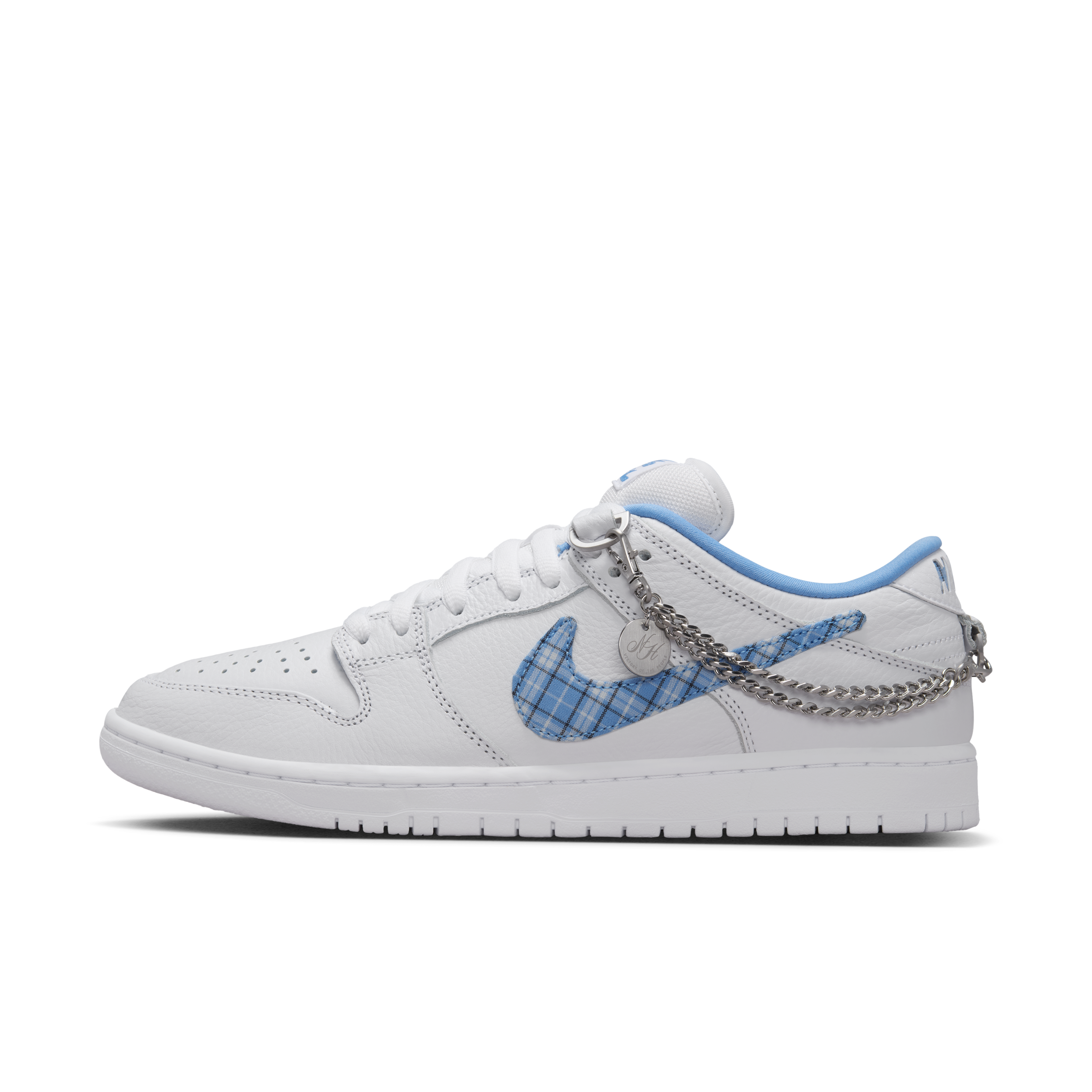 Nike SB Dunk Low Pro x Nicole Haus [White/University Blue/White]