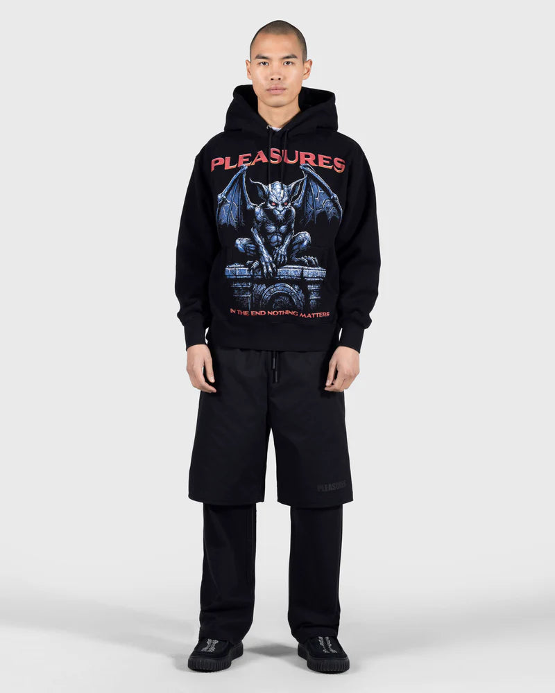 PLEASURES Gargoyle Hoodie [Black]