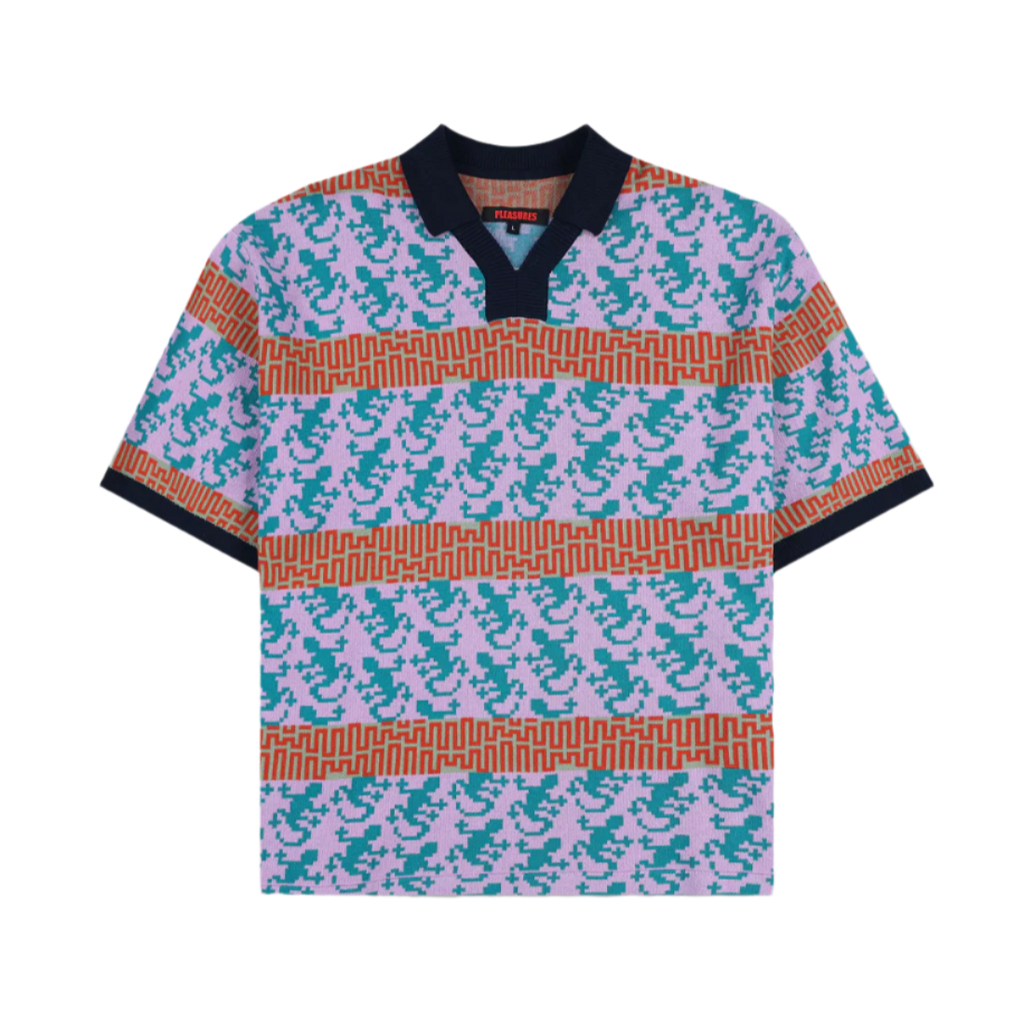 PLEASURES Gecko Jacquard Polo