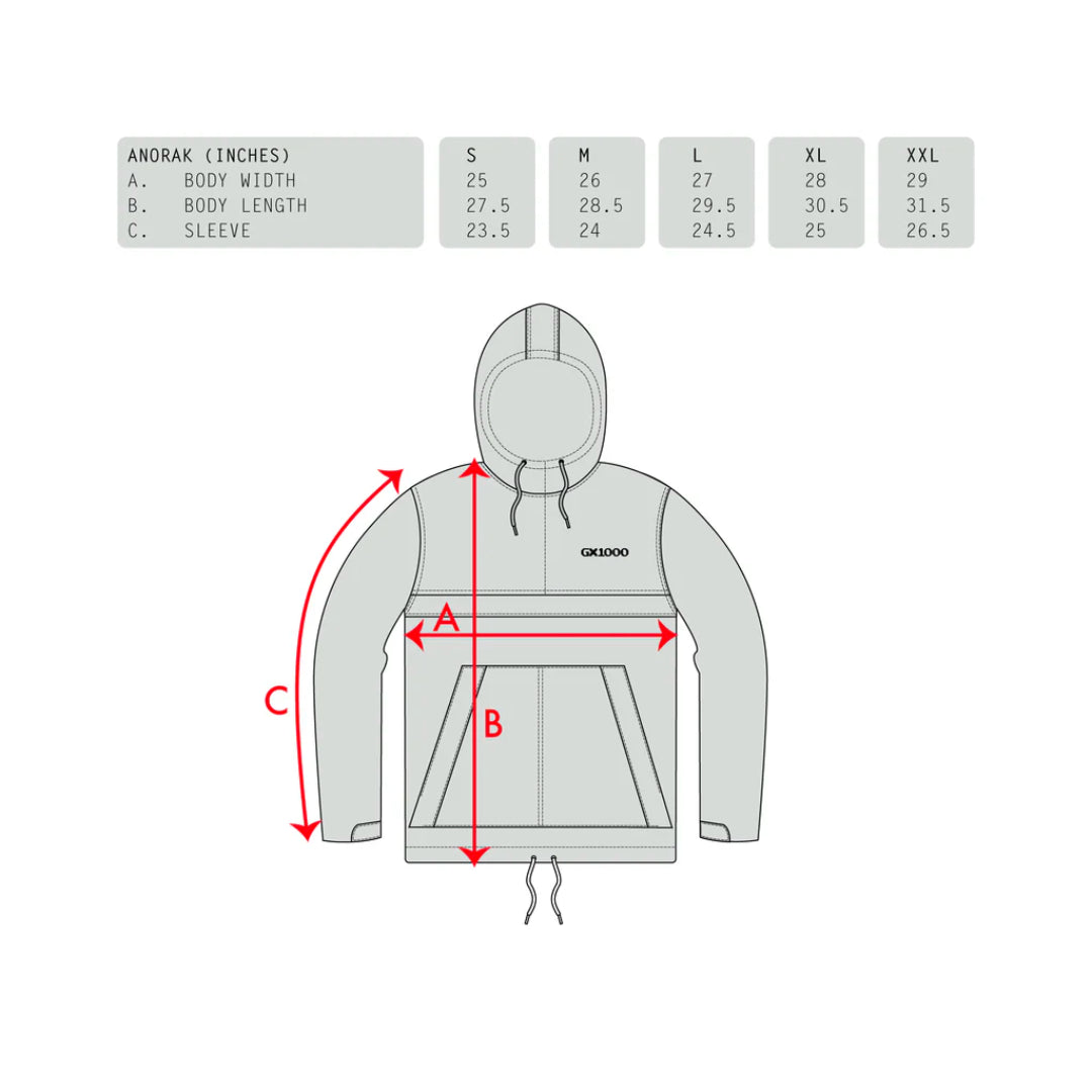 GX1000 OG Logo Anorak [Black]