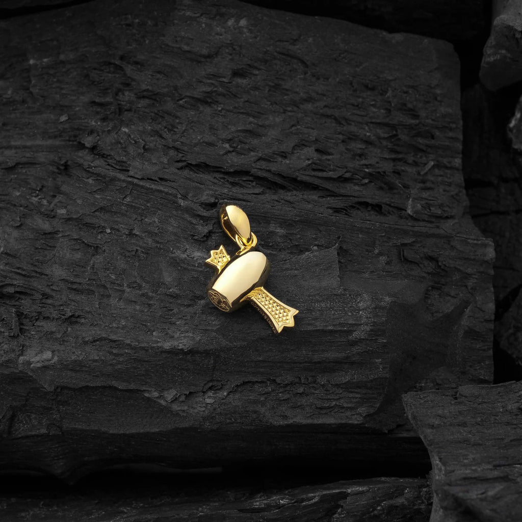 Tachibana.co Gold Lucky Hammer Amulet
