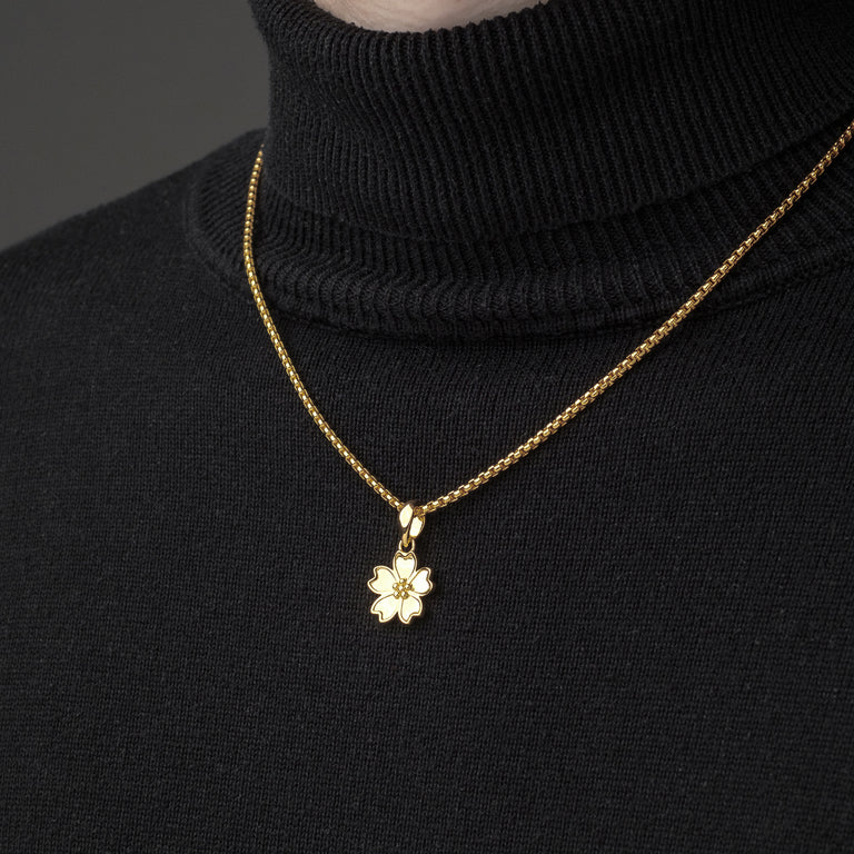 Tachibana Co. Gold Cherry Blossom Amulet