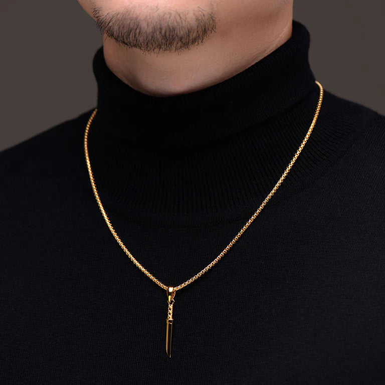 Tachibana Co. Gold Tanto Short Sword Amulet