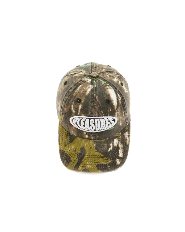 PLEASURES Bubble Logo Polo Cap [Camo]