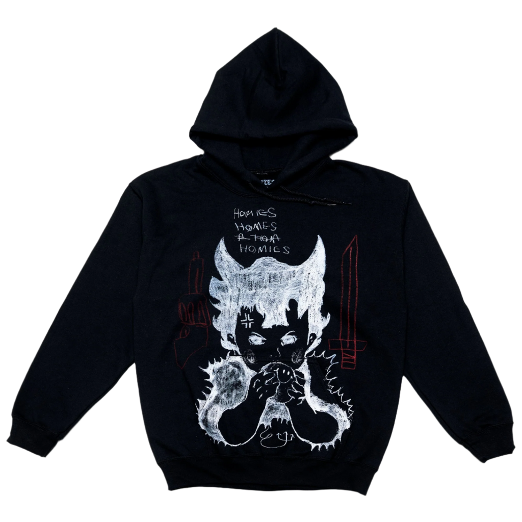 Homies Network Devil Baby Hoodie [Black]