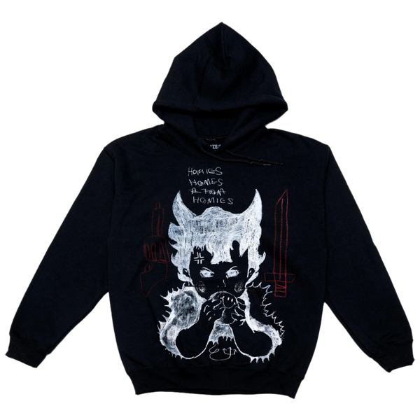 Homies Network Devil Baby Hoodie [Black]