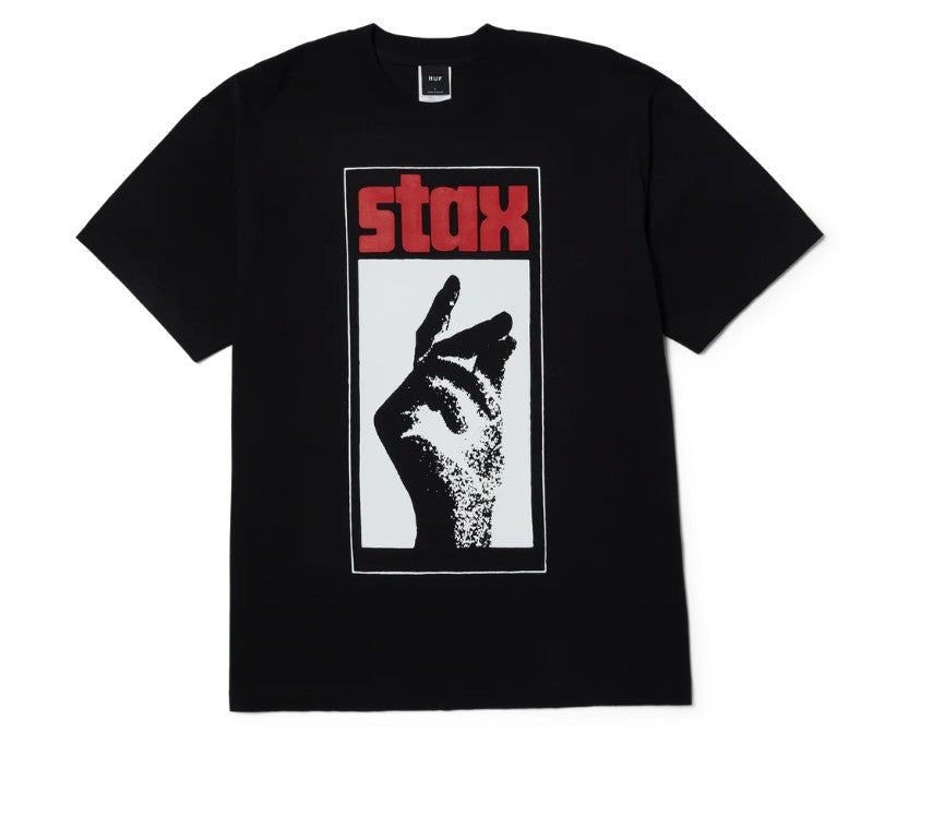HUF Stax Snap T-Shirt [Black]