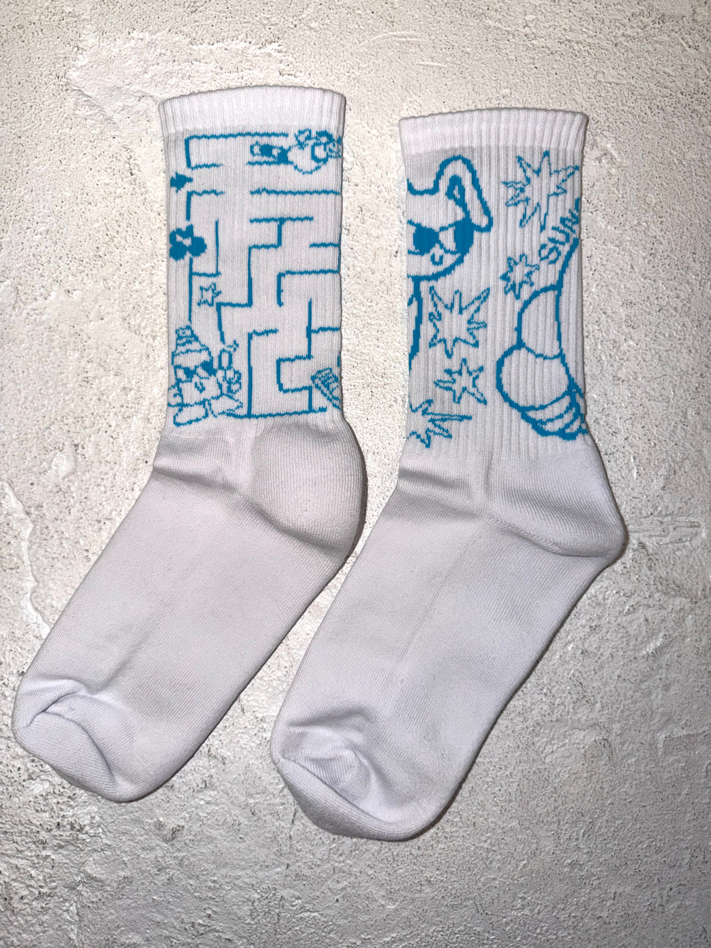 Sun (c) Socks [White]