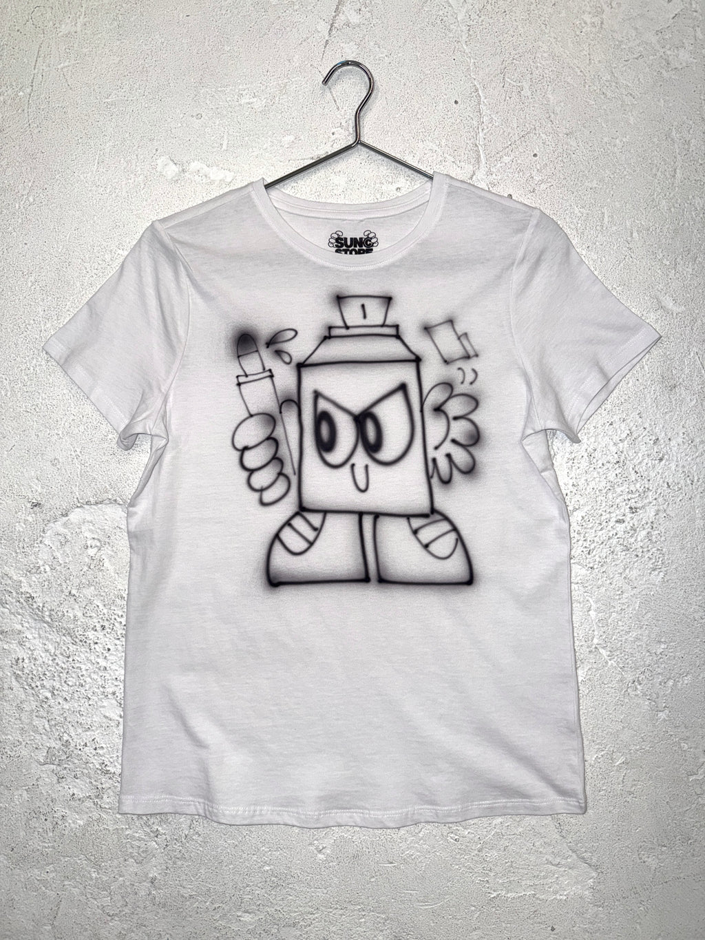 Sun (c) Airbrushed T-Shirt #2 - Size Small